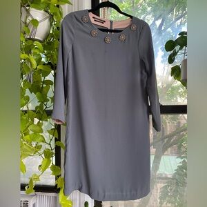 Maison Scotch Blue Jeweled Dress